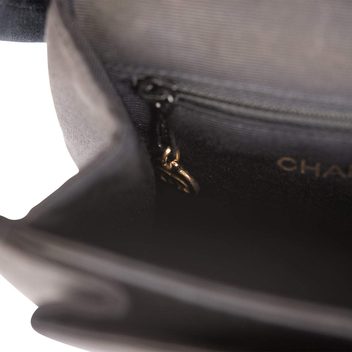 Vintage Chanel Mini Kelly Bag Black Satin Gold Hardware - Crowned Bag