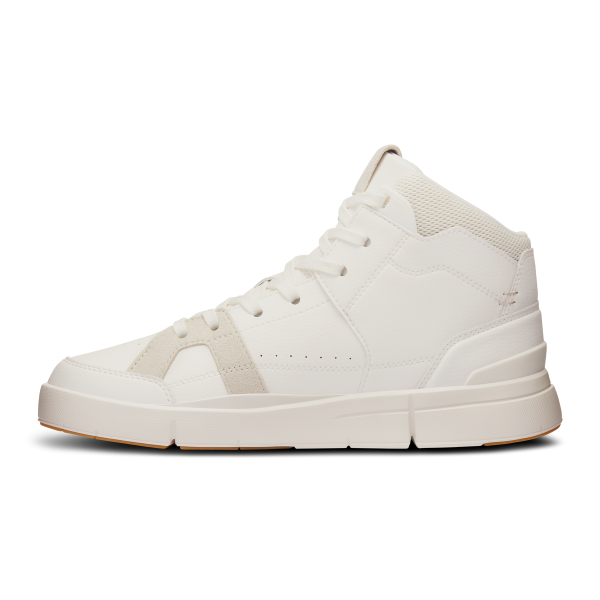 On Running Women's The Roger Clubhouse Mid Shoes - White / Sand On Running