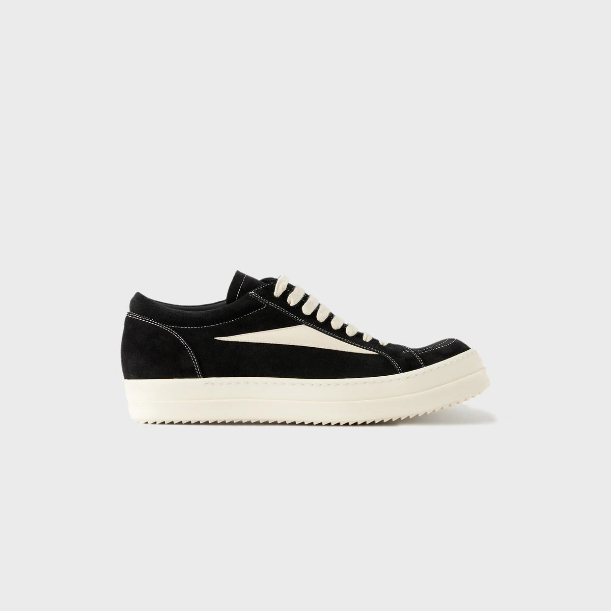 Rick Owens Vintage Sneaks - Black / Milk Rick Owens