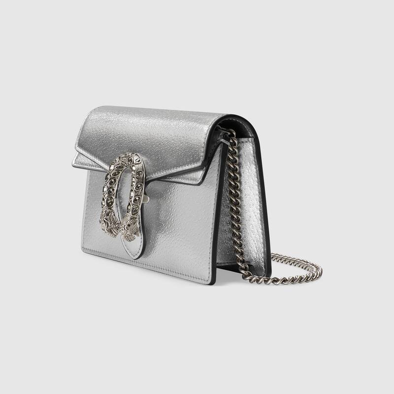Gucci Dionysus Super Mini Silver Bag Gucci