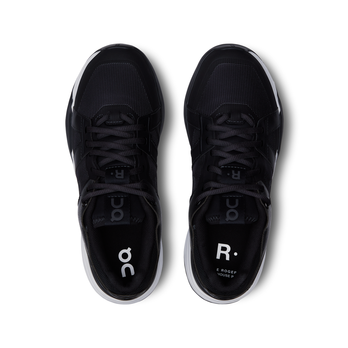 On Running Women's The Roger Clubhouse Pro Shoes - Black / White On Running
